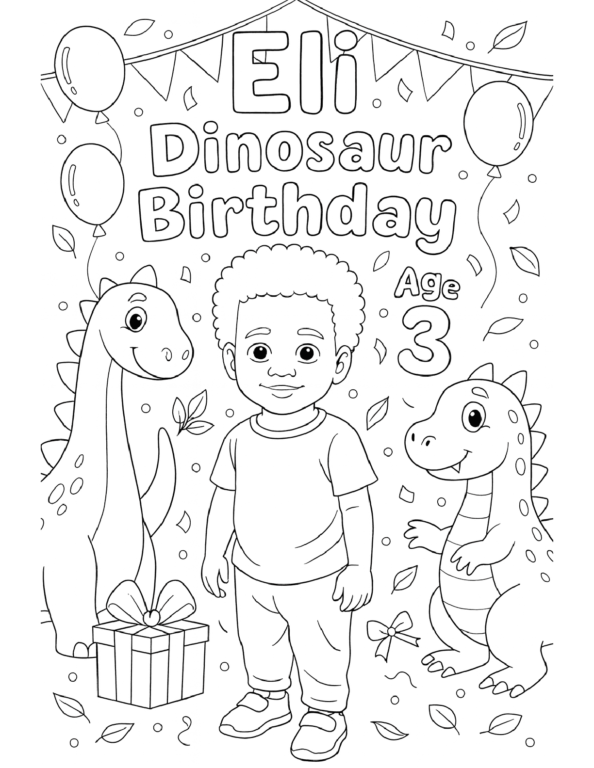 Eli, age 3 proof page 1