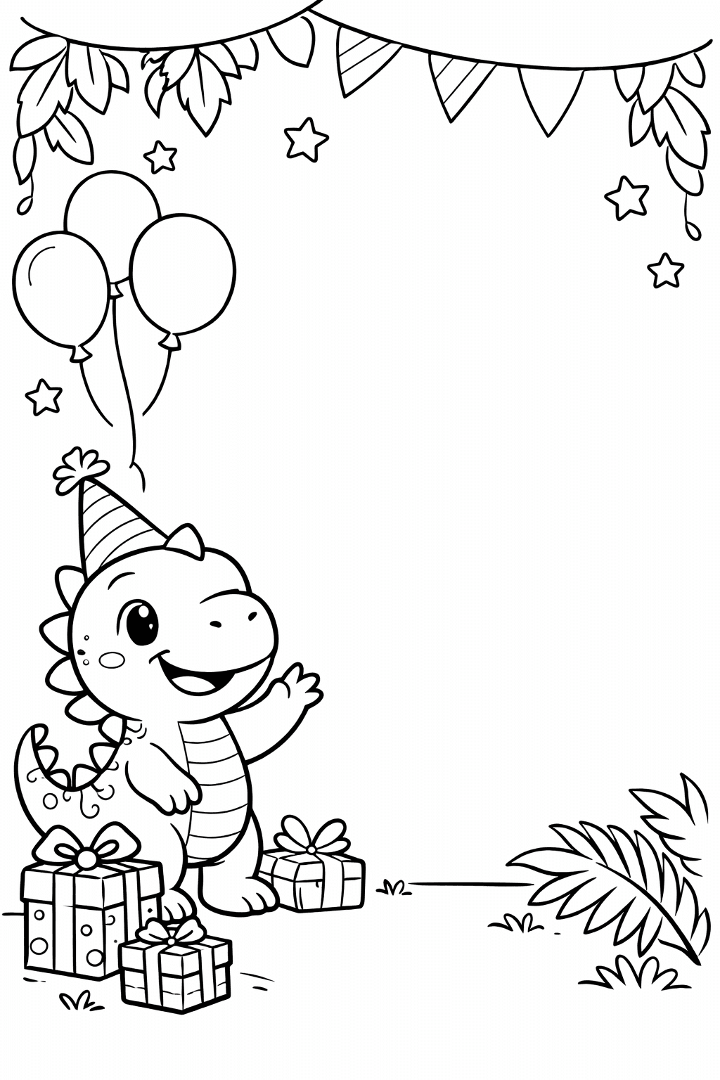 Draw Your Own Dino Party preview